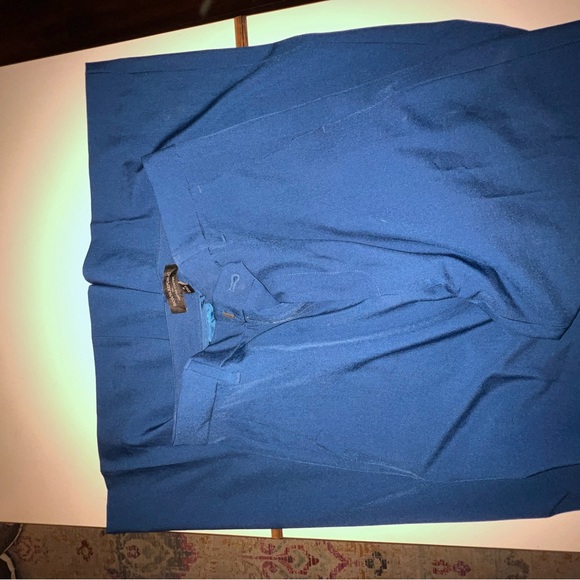 BR sculpted stretch linen blended wide-leg pant - Picture 5 of 6